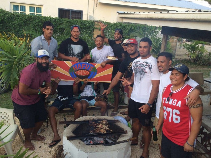 Will hosting the Tongan 7s team for BBQ at Hafus house