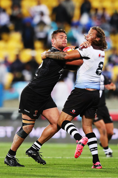 Ashton Sims in action against the NZ Kiwis