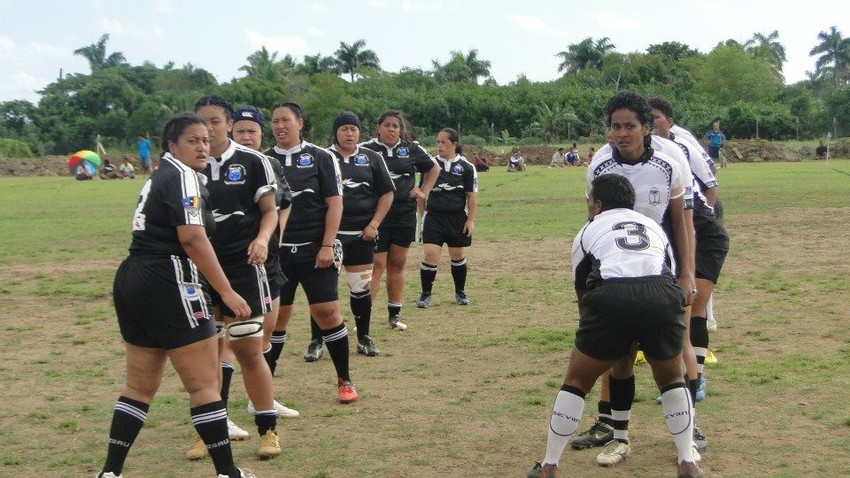 Moana in action with the NZ Samoa team playing Fijiana in Fiji
