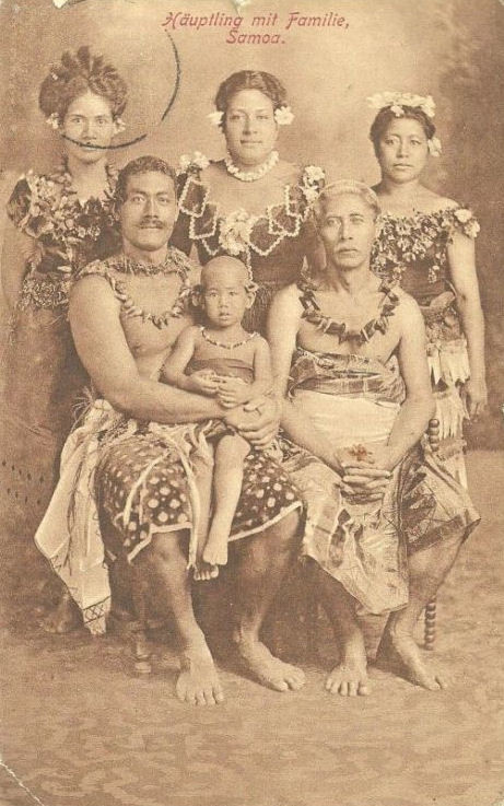 Samoan Native Family