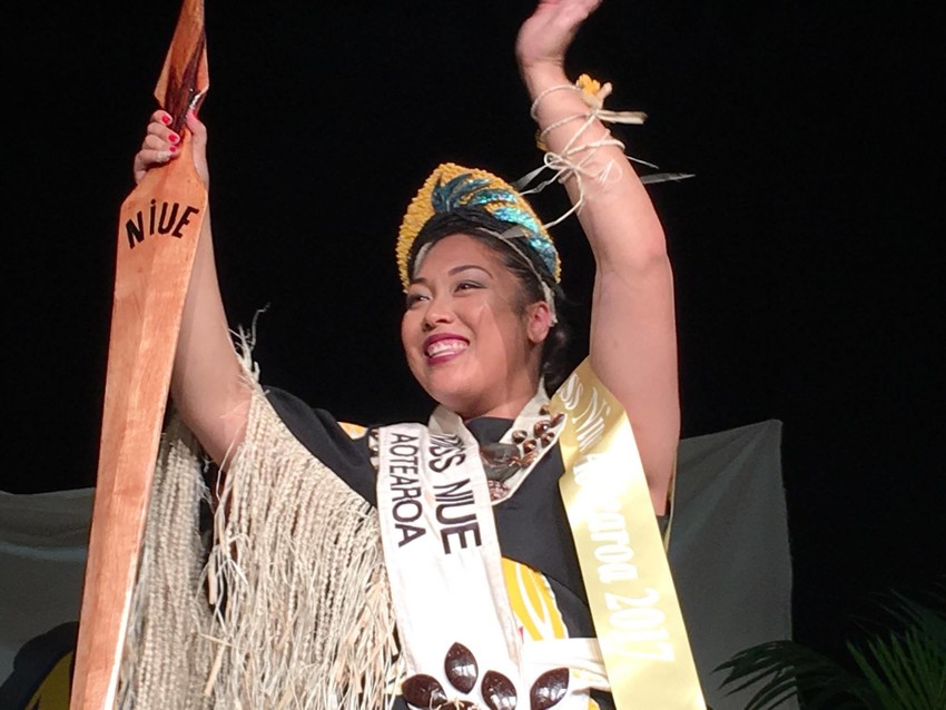 Valencia Lama winner of Miss Niue Aotearoa 2017