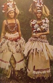 Early traditional wedding ceremony, Samoa