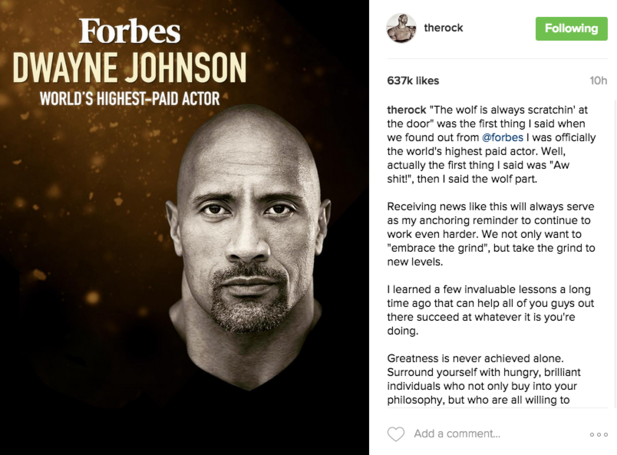 Dwayne Johnson to Become the Highest-paid Actor in Hollywood