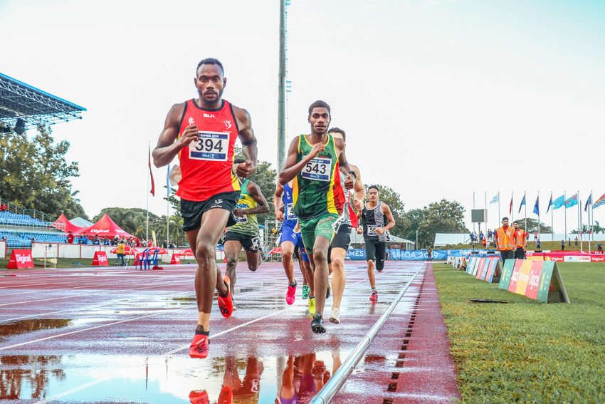 Mens 800m heats Photo Credit: Pacific Games News Service - Roland Setu