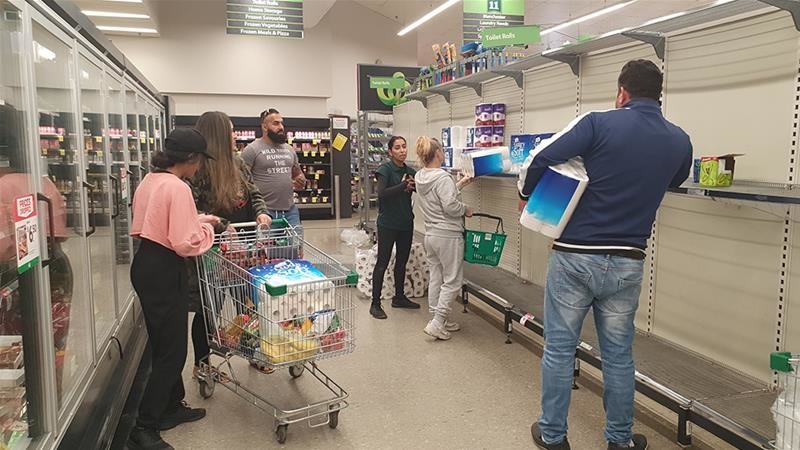 Coronavirus panic buying in Sydney