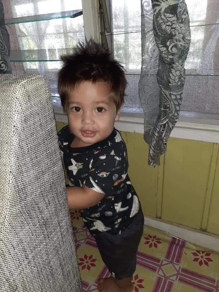 14 month old Peter who was the first victim to die of the current outbreak of measles in Samoa. He died on White Sunday which is Childrens Day in Samoa