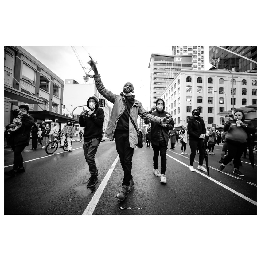 Black Lives Matter march, Auckland, 01 June 20 - Full Photo Set credit/Copyright to: Fa'anati Mamea