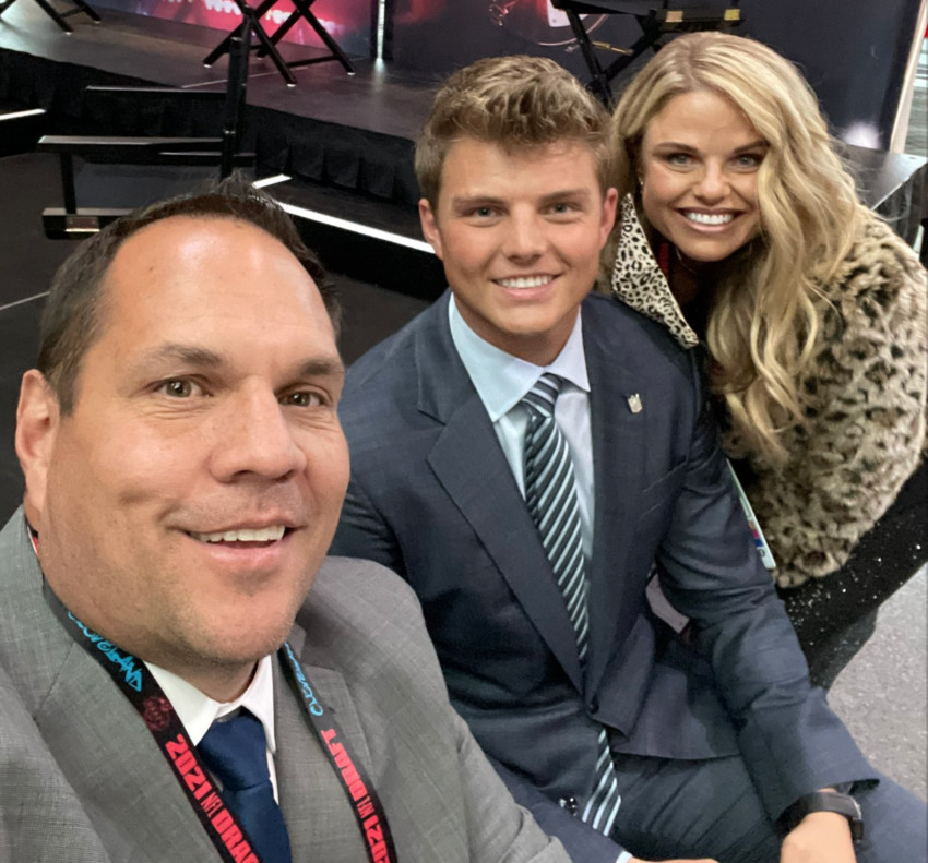 Zach and his parents Mike & Lisa Wilson