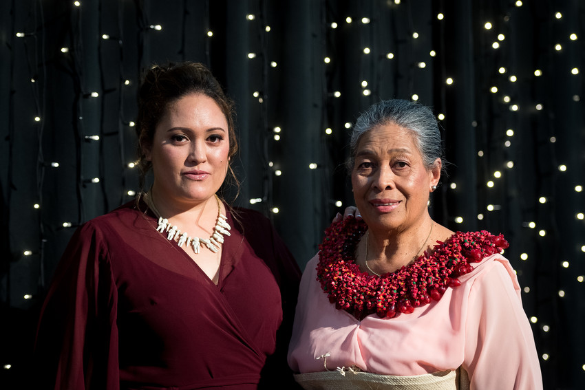 Pacific Heritage Artist Award winners Tui Emma Gillies & Sulieti Fieme'a Burrows