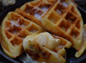 Yeast raised Coconut Waffles