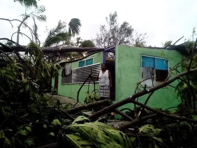 Damage in Vanuatu. PC Jamie Tahana