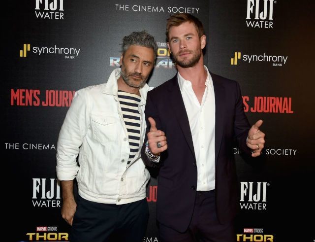 Taika Waititi & 'Thor' star Chris Hemsworth