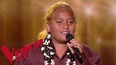 Francois Vakalepu performs Malia te Fae | The Voice Kids France 2019 | Blind Audition