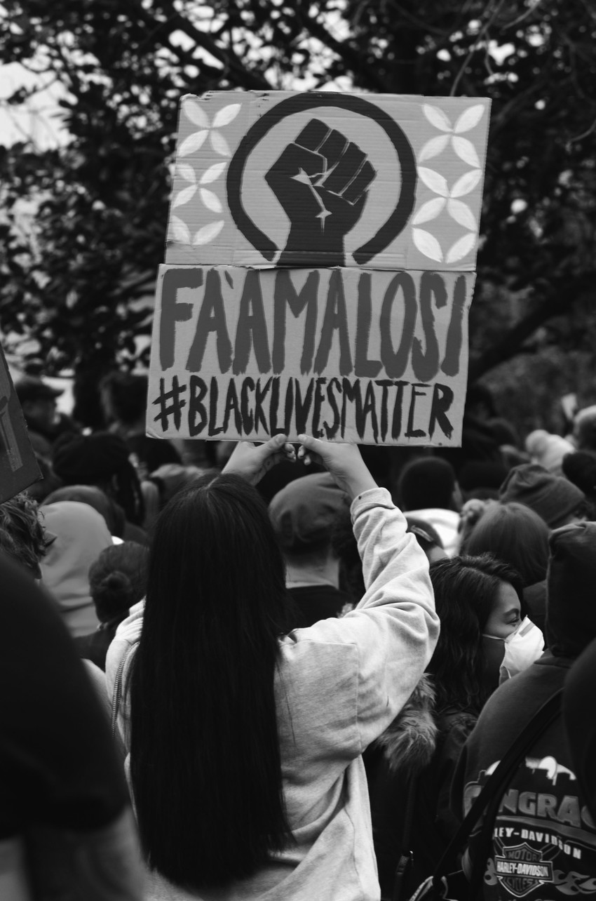 Black Lives Matter march, Auckland, 01 June 20 - Full photo set credit/Copyright to: Virginia Mau