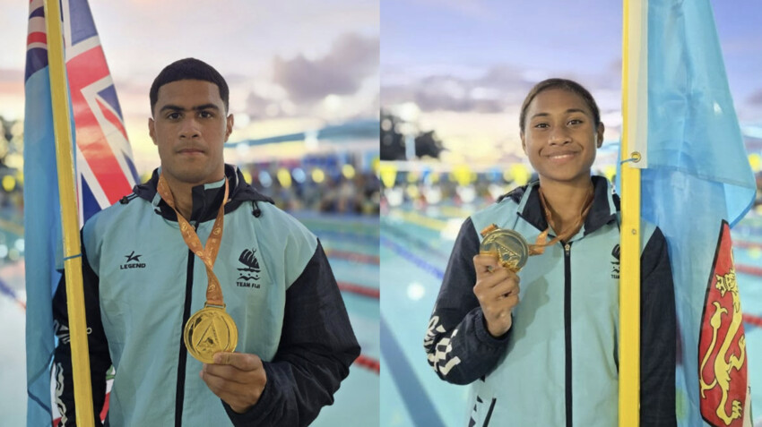 Samuel Yalimaiwai and Kelera Mudunasoko Photos: Team Fiji