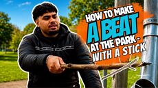 Making An Afro Beat With A Stick | Fresh Beats