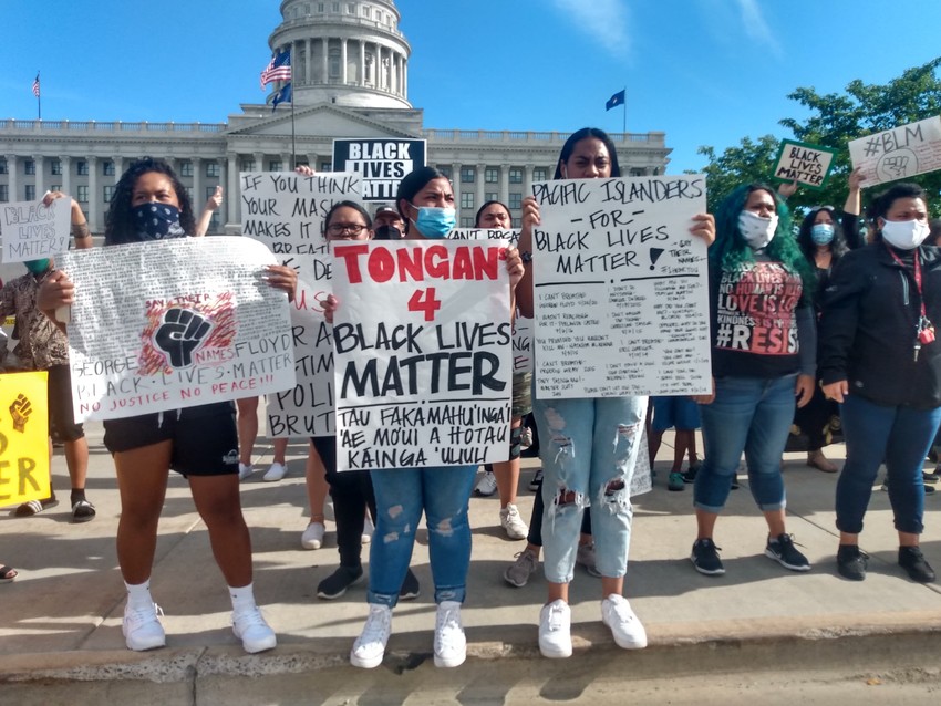 Pacific Islanders for Black Lives Matter protest in Salt Lake City, Utah, 05 Jun 20 - Full Photo Set Credit/Copyright to: Vaimoana Niumeitolu