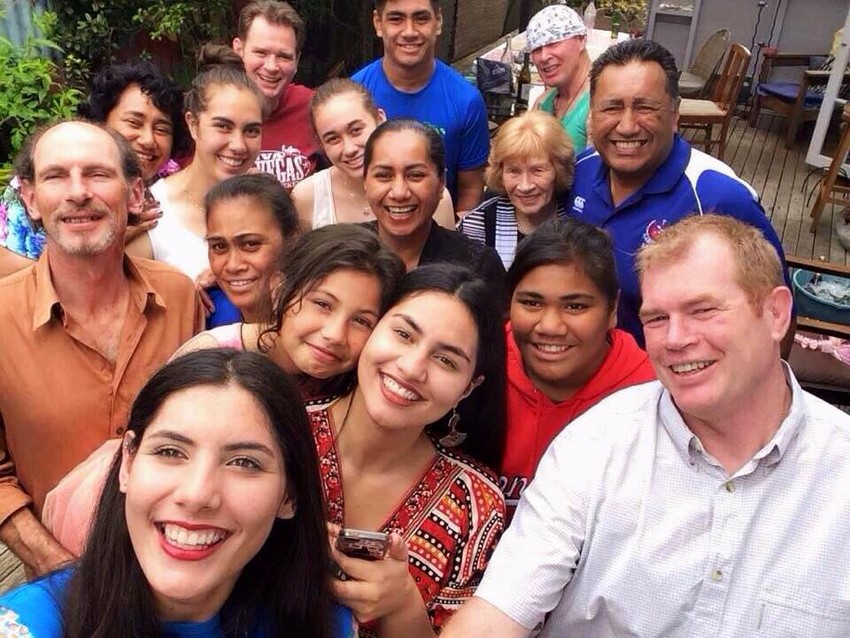 Katharine & Jessie with their family