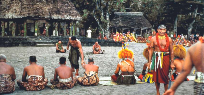 Cultural Ceremony with Lāuga (PC: Tony Brunt)