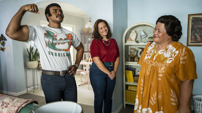 From L-R actors Joseph Lee Anderson, Stacey Leilua and Ana Tuisila