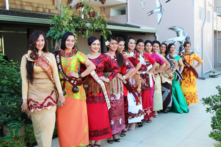 Miss Heilala 2018 contestants.