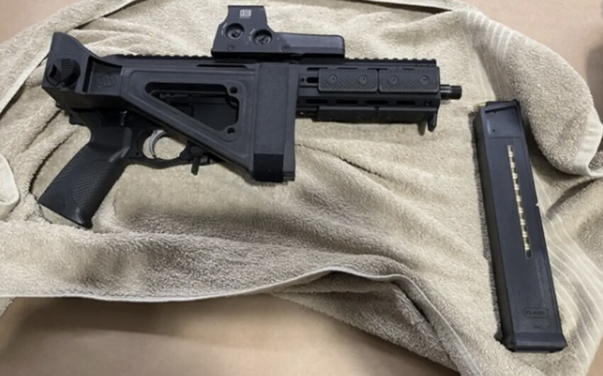 A firearm seized in 2025 as part of Operation Mexted. Photo: Supplied/NZ Police