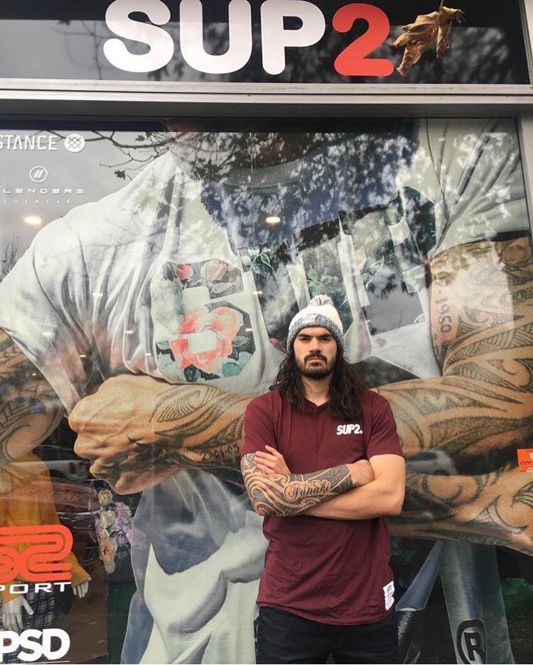 Steven Adams in Sup2 Clothing