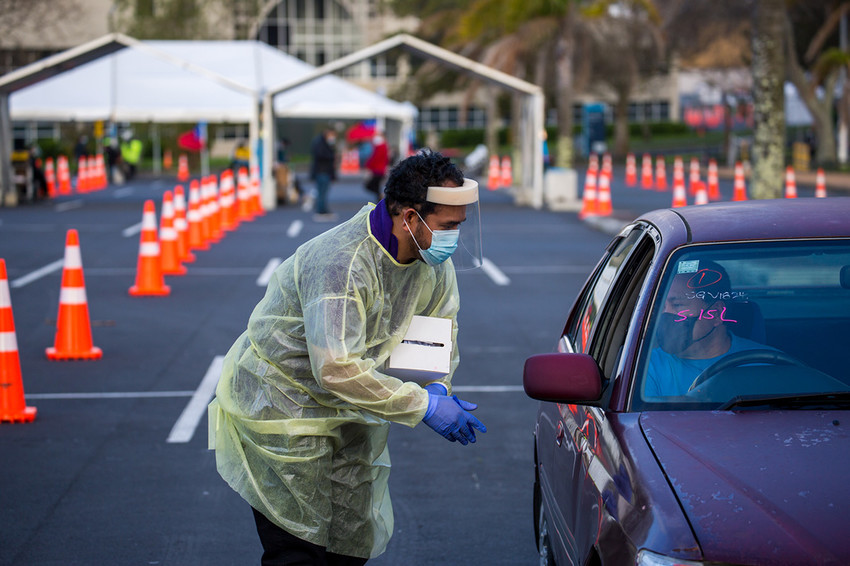 Mangere Town Centre Drive Thru Vaxx Drive last weekend