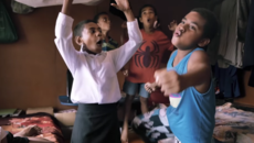 Vivili Kids Singing After Church - Fiji