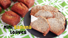 How to make Mini Banana Loaf 