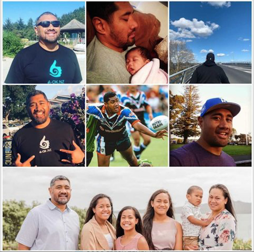 Salome's Dad, rugby league legend Ali Lauitiiti and some of her favourite photos of him
