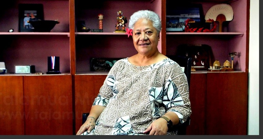 Leader of the FAST party Fiame Naomi Mata'afa