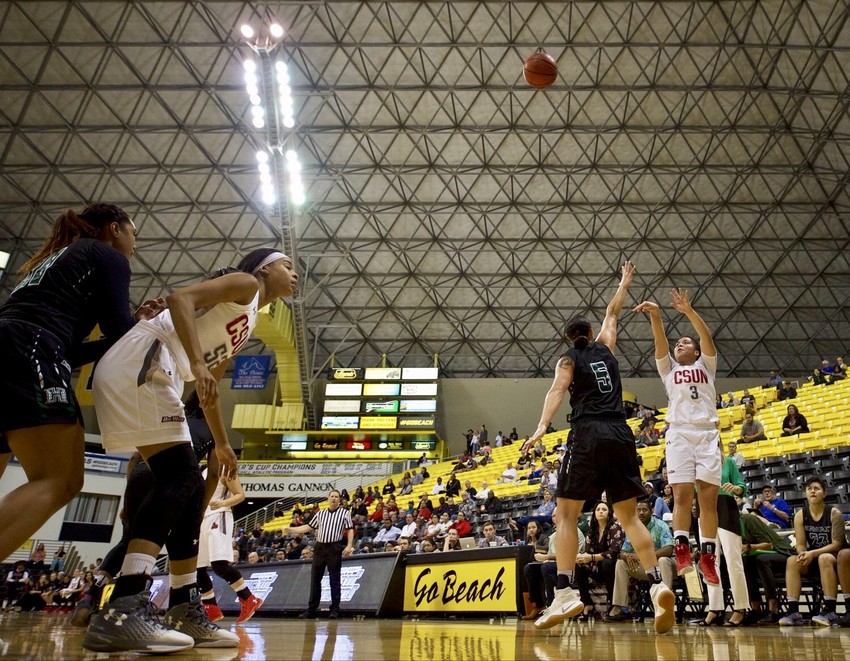 Playing shot from California State University, Northridge