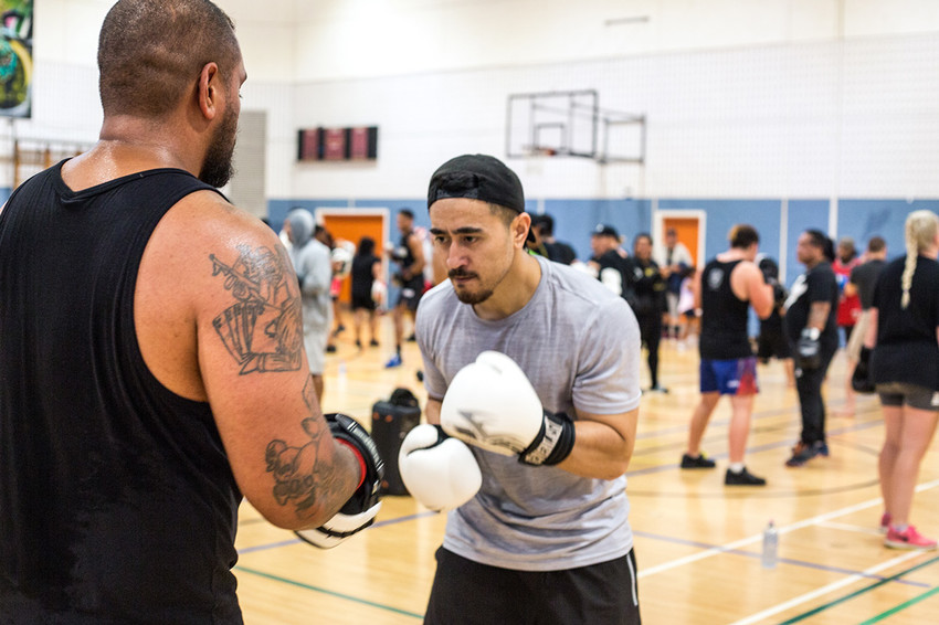 Samson Rambo who has been part of the Community Boxfit programme since the beginning