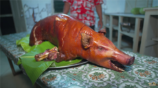 PUAKA TUNU (Pig on a spit)