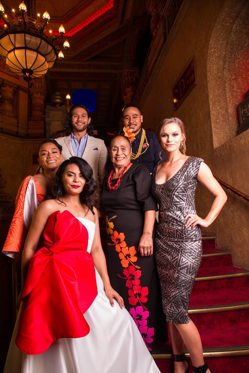 Core cast at the premiere of Hibiscus & Ruthless