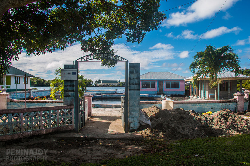 Entrance to the Mata o le Alelo pool in Safune