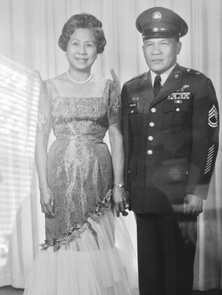 Great grandma Serafina and Great grandpa Magno on Serafina's Filipino side