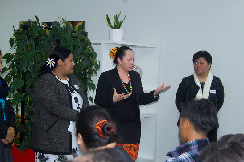 From L-R Mandy Si'itia, Laura Keil-Hall & Zeprina Fale