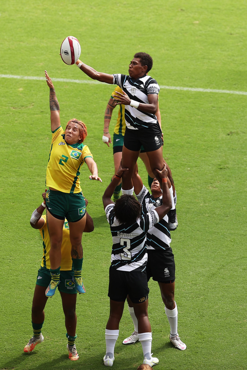 Fijiana in action against Brazil