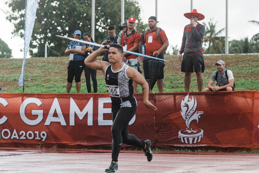 Mens Javelin Photo Credit: Pacific Games News Service - Trina Edwards