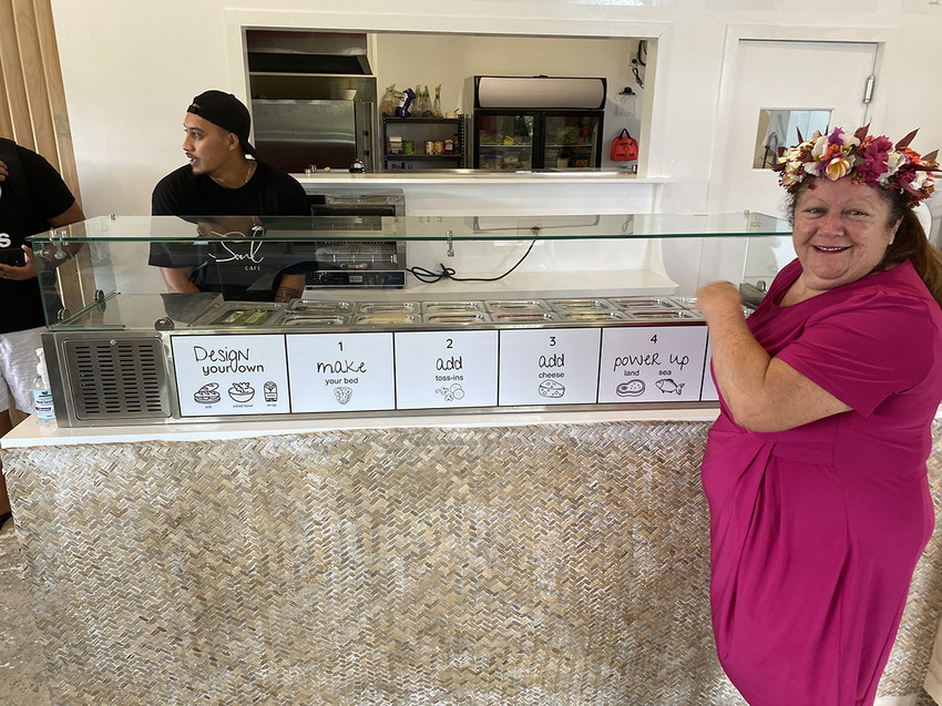 Caleb's Mum Helen Tatuava orders a Soul sub to go on opening day