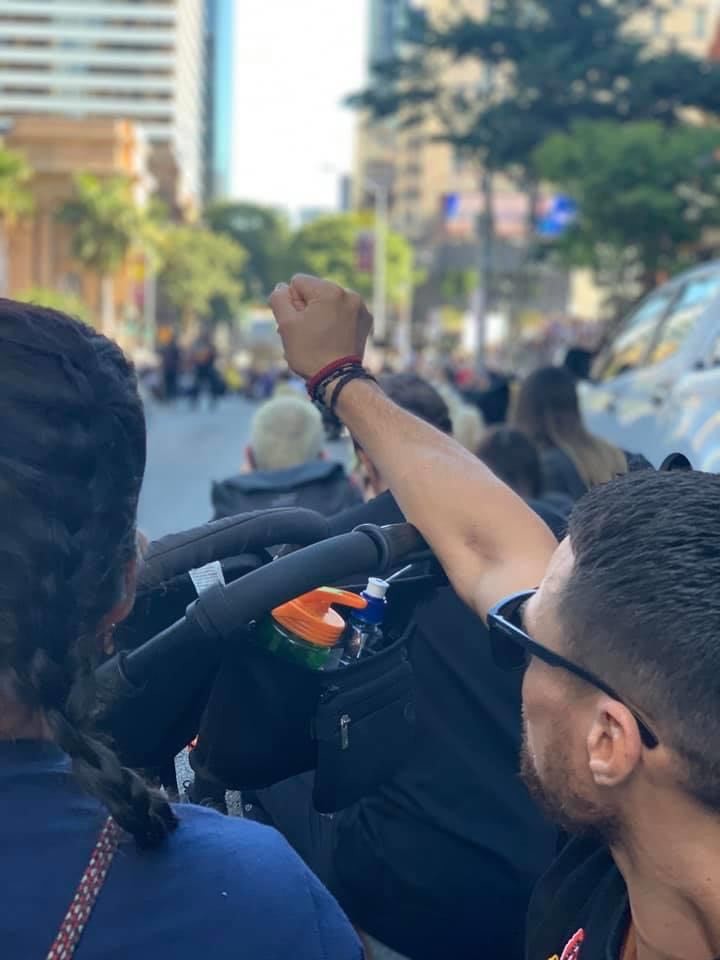 Black Lives Matter March, Brisbane, 06 Jun 20 - Full photo set credit/copyright to: Ezra Taylor