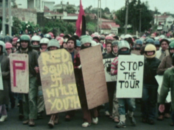 Springboks protest