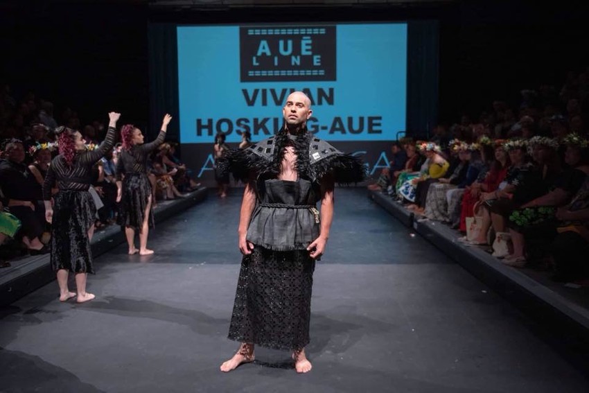 Aue Line Collection 'AKETEREI' showcased at the Cook Islands Fashion Show 'Aku Yanga'