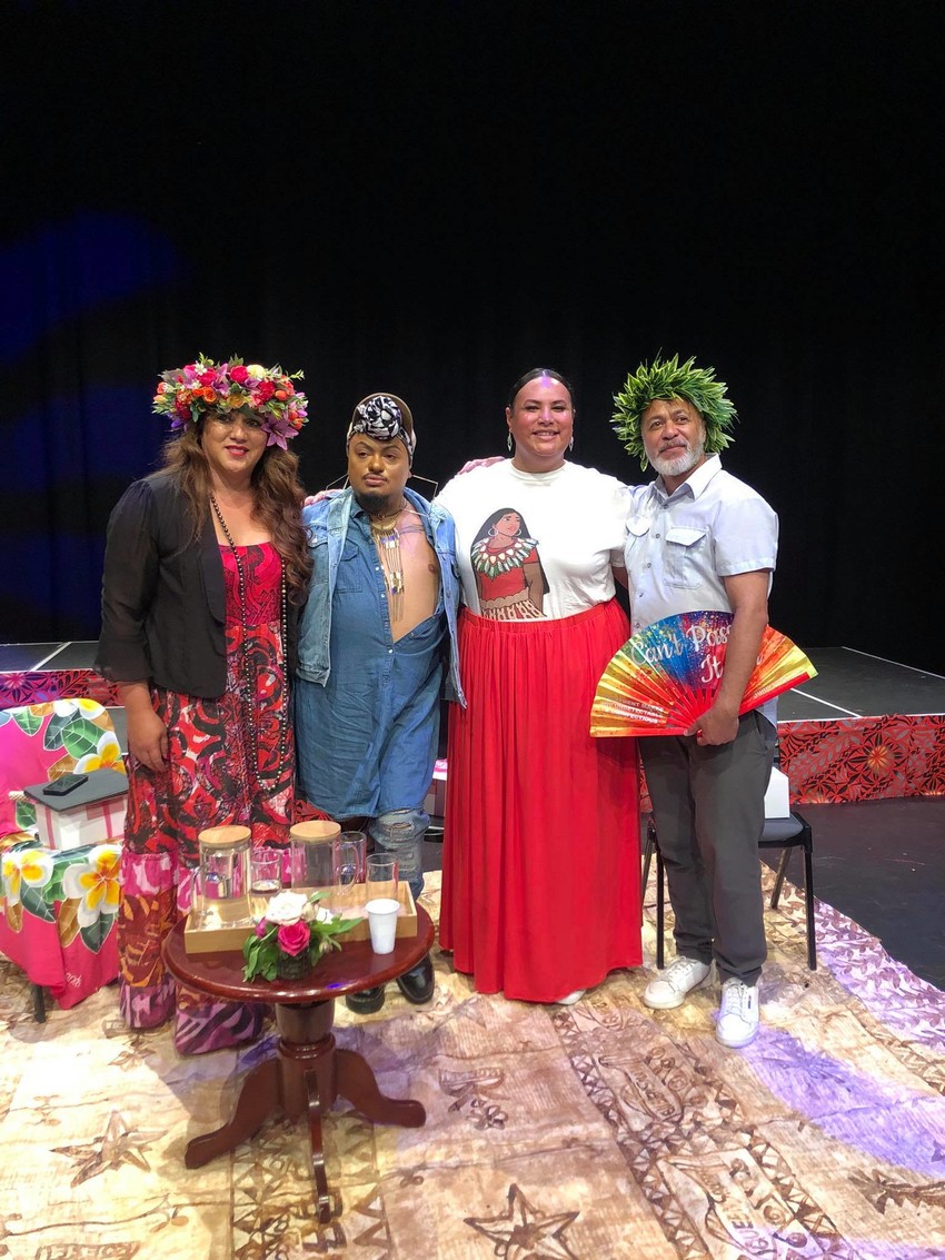 44 (Fafa) Panelists at the first ever Pasifika Pride Festival at the Mangere Arts Centre L-R Phylesha Acton-Brown, Gee Gee, Peyton Wolgramm & Teokota'i Paitai