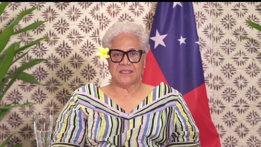 Samoa's Prime Minister Fiame Naomi Mata'afa