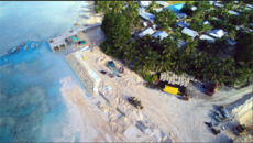 NEW SEAWALL FOR TUVALU 