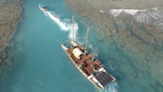 Vaka arrival in Aitutaki