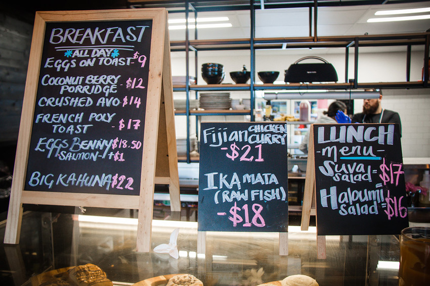 Island flavours on the menu at Lei Cafe